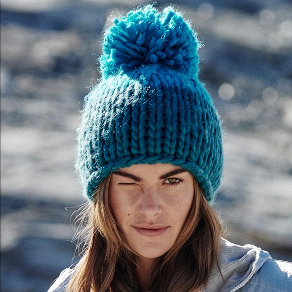 NWT Free People Cozy Up Color Block Pom Beanie - Picture 3 of 7